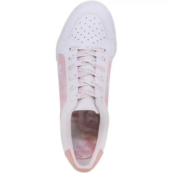 Nautica Women Fashion Sneaker Casual Shoes Steam LaceUpSlip OnRivkapink