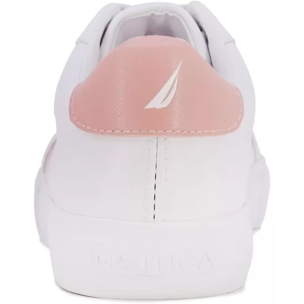 Nautica Women Fashion Sneaker Casual Shoes Steam LaceUpSlip OnRivkapink