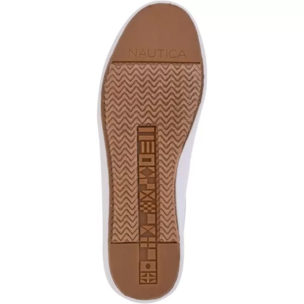 Nautica Women Fashion Sneaker Casual Shoes Steam LaceUpSlip OnSatsuwhite