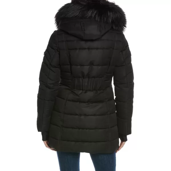 Nautica Womens 34 Heavyweight Mist Puffer JacketBlack