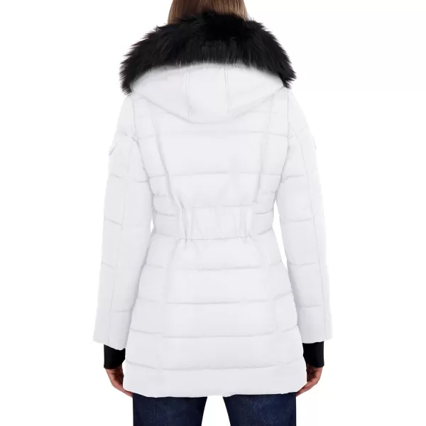 Nautica Womens 34 Heavyweight Mist Puffer JacketWinter White