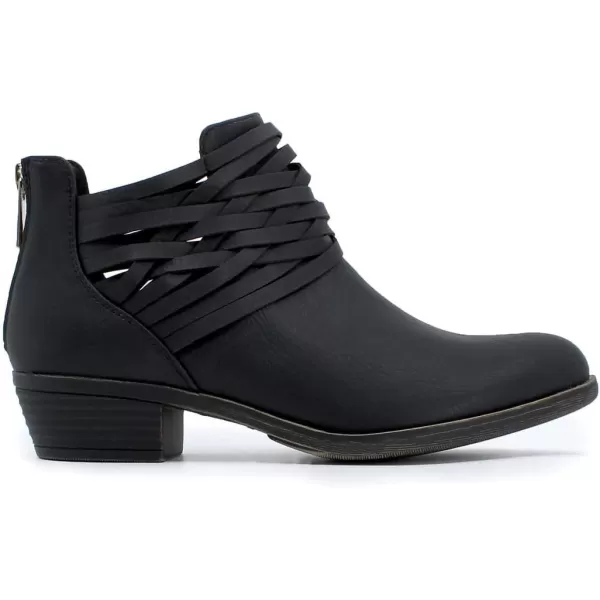 Nautica Womens Ankle Boot with Side Zipper  Stylish Dress Boot for Women  Featuring a Low Heel Chic Design and Versatile Sizing  The Perfect Ankle Bootie for Dressy and Casual Occasions  AlaraBlackbraid