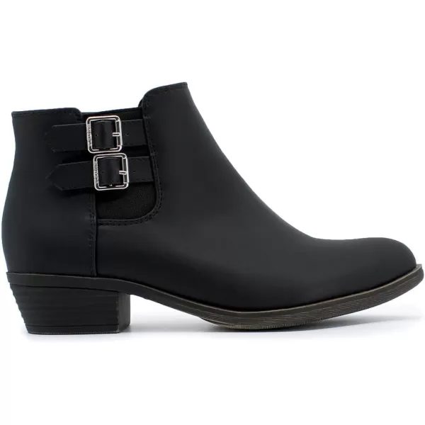 Nautica Womens Ankle Boot with Side Zipper  Stylish Dress Boot for Women  Featuring a Low Heel Chic Design and Versatile Sizing  The Perfect Ankle Bootie for Dressy and Casual Occasions  AlaraBlackbuckle