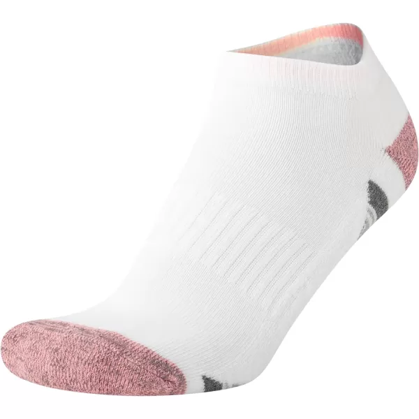 Nautica Womens Athletic Socks  Cushioned Low Cut Ankle Socks 12 PackWhite Multi