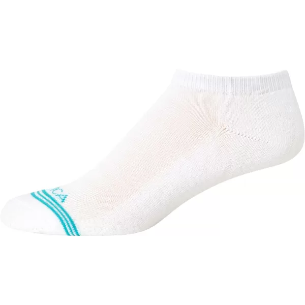 Nautica Womens Athletic Socks  Cushioned Low Cut Ankle Socks 12 PackWhite Out