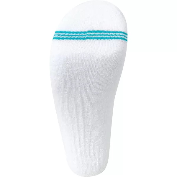 Nautica Womens Athletic Socks  Cushioned Low Cut Ankle Socks 12 PackWhite Out