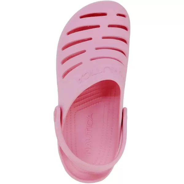 Nautica Womens Clogs  Athletic Sports Sandal  Water Shoes SlipOn with Adjustable Back Strap  Beach Sports Shoe  River EdgePink