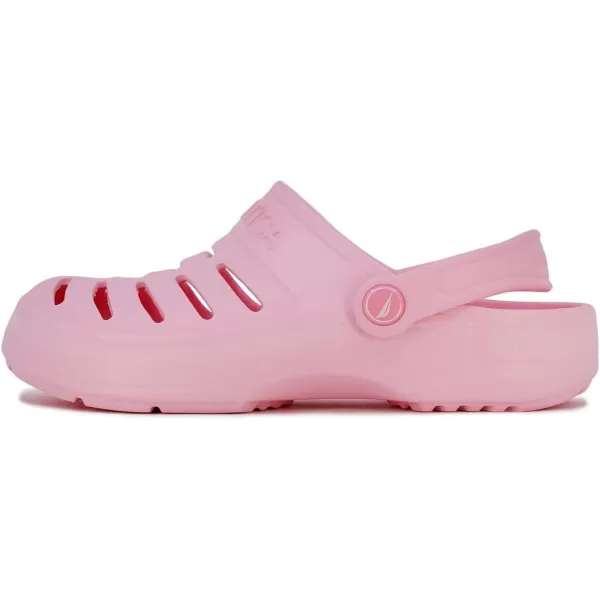 Nautica Womens Clogs  Athletic Sports Sandal  Water Shoes SlipOn with Adjustable Back Strap  Beach Sports Shoe  River EdgePink