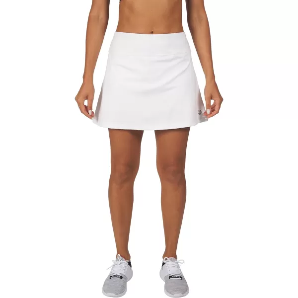 Nautica Womens Golf Tennis Skorts Skirts Athletic Activewear Workout Active Running Gym Sport Casual Skort with PocketWhite