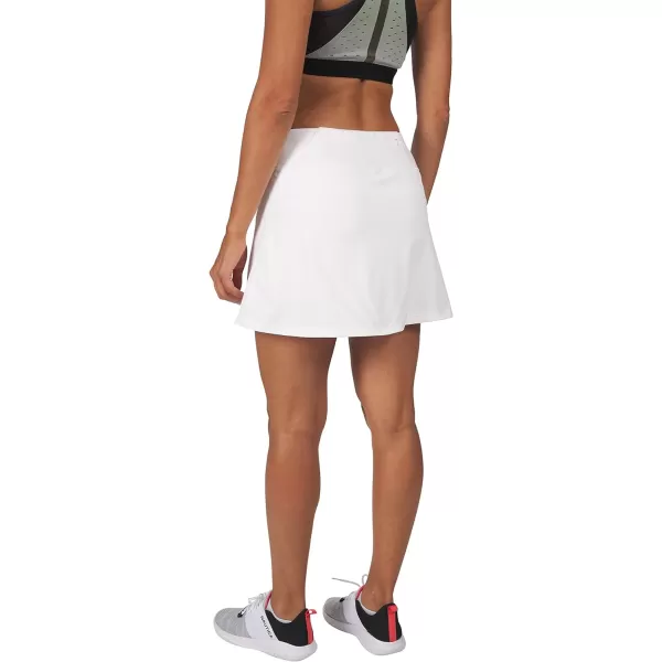 Nautica Womens Golf Tennis Skorts Skirts Athletic Activewear Workout Active Running Gym Sport Casual Skort with PocketWhite