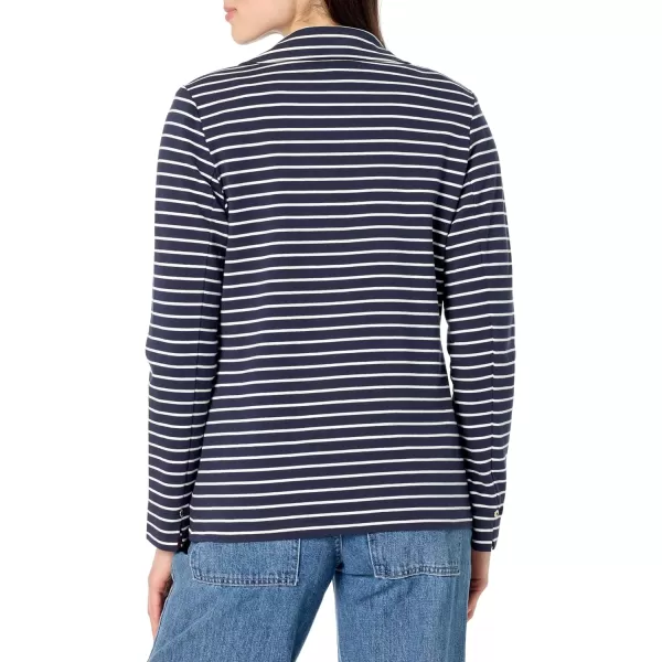 Nautica Womens Knit Blazer JacketBlue