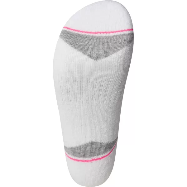 Nautica Womens Quarter Cut Moisture Control Athletic Socks with Cushioned Comfort 12 PackWhite Out