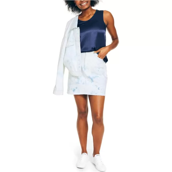 Nautica Womens Satin Tank TopNavy Seas