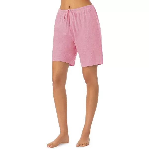 Nautica Womens Sleepwear Cotton Jersey Knit Pajama Bermuda Sleep Shorts Regular and Plus SizeHeather Pink