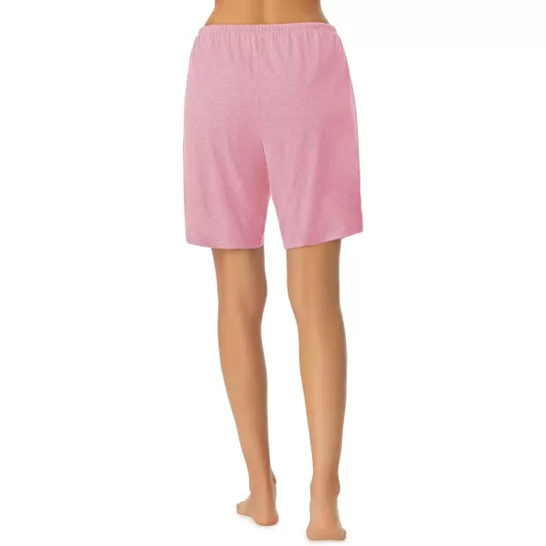 Nautica Womens Sleepwear Cotton Jersey Knit Pajama Bermuda Sleep Shorts Regular and Plus SizeHeather Pink