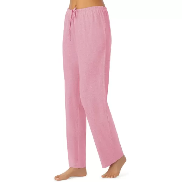 Nautica Womens Sleepwear Cotton Jersey Knit Pajama Sleep Pants Regular and Plus SizeHeather Pink