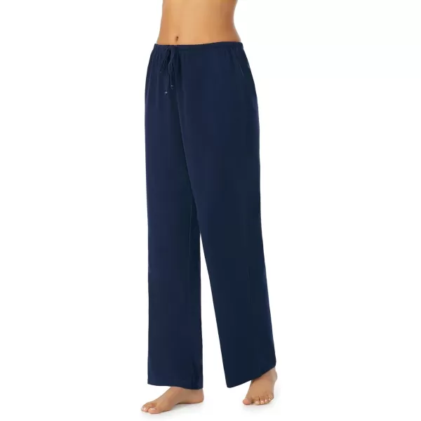 Nautica Womens Sleepwear Cotton Jersey Knit Pajama Sleep Pants Regular and Plus SizeNavy