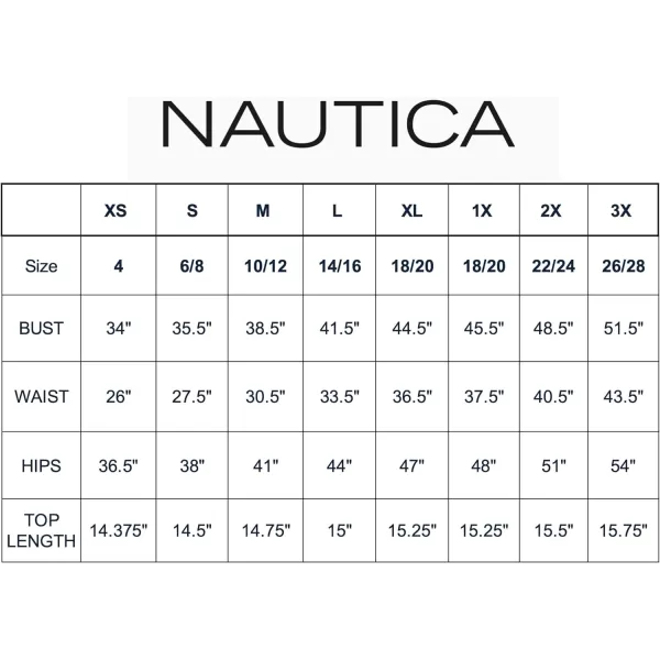 Nautica Womens Sleepwear Long Sleeve Button Down Shirt and Pant 2Piece Pajama SetMulticolored