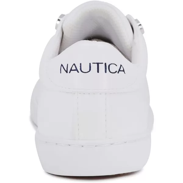 Nautica Womens SlipOn Shoes Fashionable and Comfortable Sneakers with Casual EleganceNitarawhite