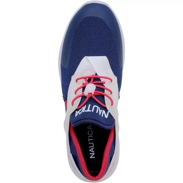 Nautica Womens SlipOn Sneakers  Comfortable Running Shoes Stylish  Easy to Wear  Perfect for Everyday WearRed White Bluelarke