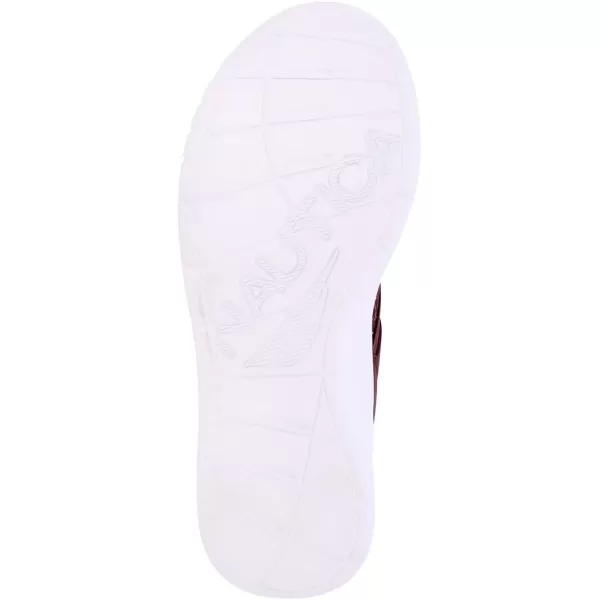Nautica Womens SlipOn Sneakers  Comfortable Running Shoes Stylish  Easy to Wear  Perfect for Everyday WearVivienburgundy Metallic