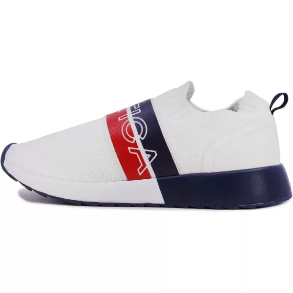 Nautica Womens SlipOn Sneakers  Comfortable Running Shoes Stylish amp Easy to Wear  Perfect for Everyday WearAmiwhite
