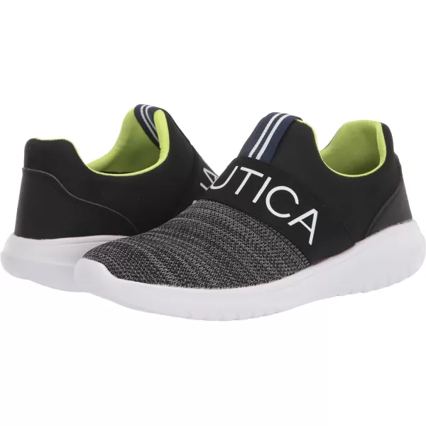 Nautica Womens SlipOn Sneakers  Comfortable Running Shoes Stylish amp Easy to Wear  Perfect for Everyday WearBlack