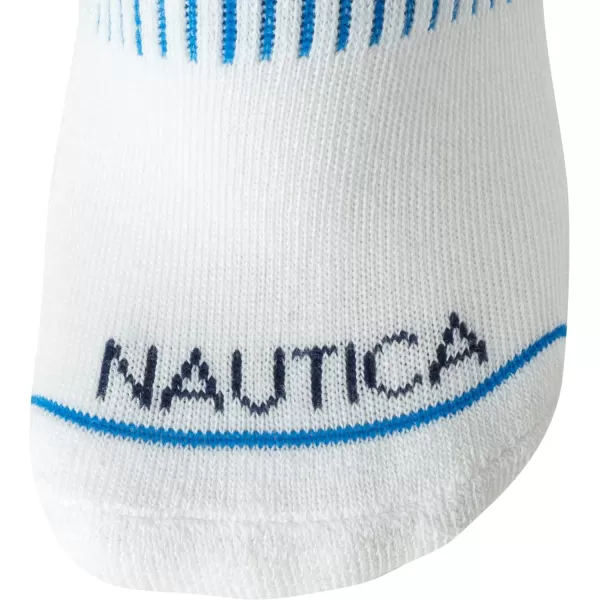 Nautica Womens Socks  Athletic Cushion Low Cut Socks 6 PackBright Assortment