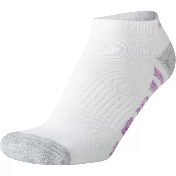 Nautica Womens Socks  Athletic Cushion Low Cut Socks 6 PackWhite Assortment