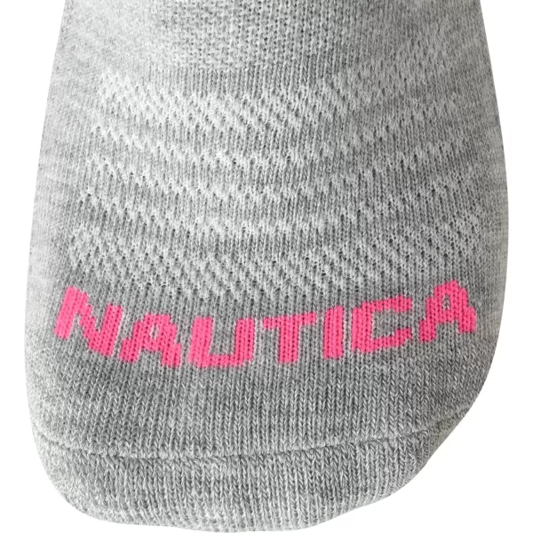 Nautica Womens Socks  Athletic Cushion Quarter Cut Socks 6 PackPurple Heather Assorted