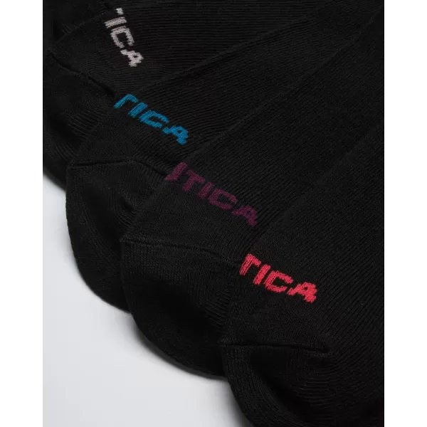 Nautica Womens Socks  Lightweight Athletic Low Cut Socks 6 PackBlack