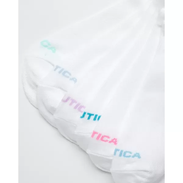 Nautica Womens Socks  Lightweight Athletic Low Cut Socks 6 PackWhite