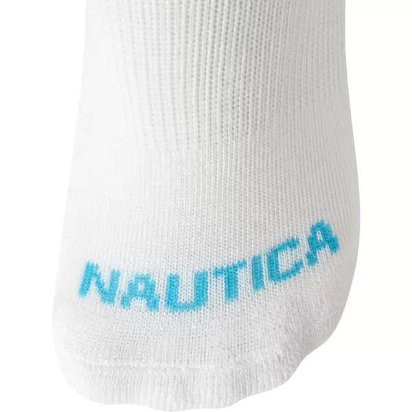 Nautica Womens Socks  No Show Cuff Liners 6 PackPink Multi