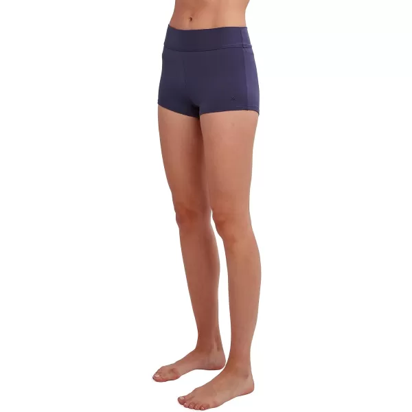 Nautica Womens Standard MidRise Flattering Wide Waistband Boy Leg Bikini Bottom SwimsuitDeep Sea Navy