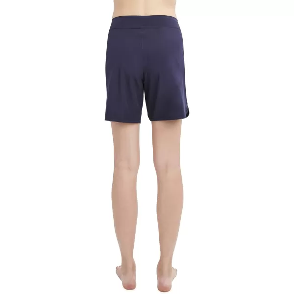 Nautica Womens Standard Solid 7 Core Stretch Quick Dry Board ShortDeep Sea