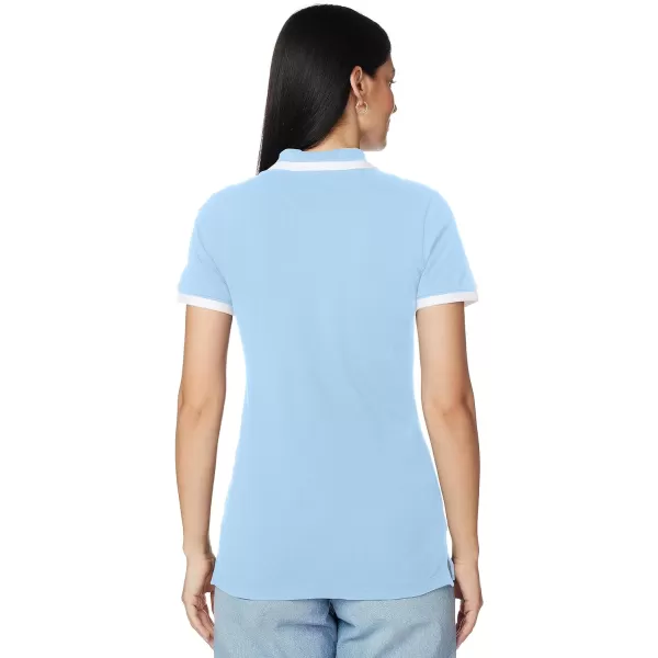 Nautica Womens Stretch Cotton Polo ShirtDella Robbia Blue