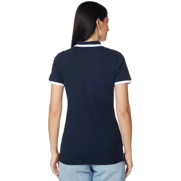 Nautica Womens Stretch Cotton Polo ShirtIndigo