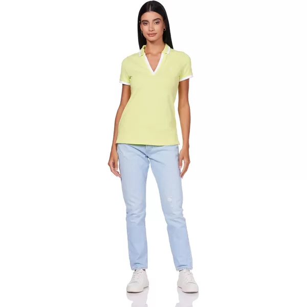 Nautica Womens Stretch Cotton Polo ShirtSlice of Lime