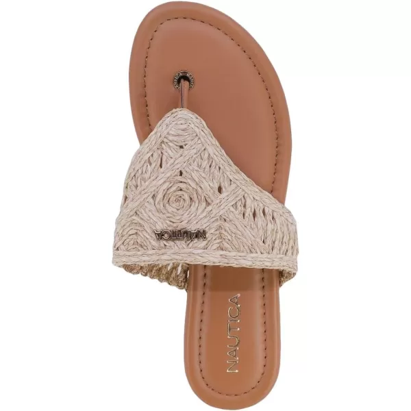 Nautica Womens Thong Strap Sandal FlipFlop Boat SlideKallannatural