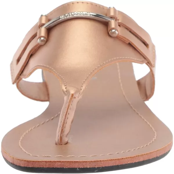 Nautica Womens Thong Strap Sandal FlipFlop Boat SlideRose Gold