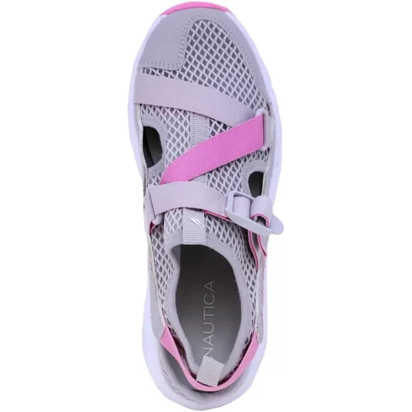 Nautica Womens Water Shoes Jogging Quick Dry Pool Sports Sneaker AslinGrey Pink