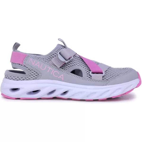 Nautica Womens Water Shoes Jogging Quick Dry Pool Sports Sneaker AslinGrey Pink