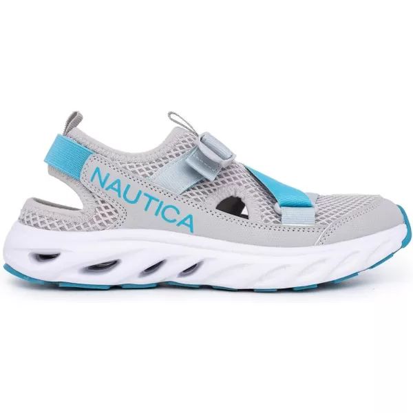 Nautica Womens Water Shoes Jogging Quick Dry Pool Sports Sneaker AslinGrey Teal