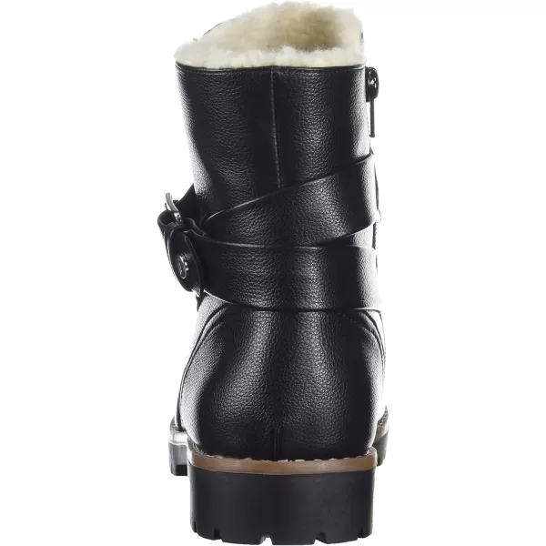 Nautica Womens Winter Boots  Ladies Faux Fur Lined Mid Calf Zipper Snow Riding ShoesBlack