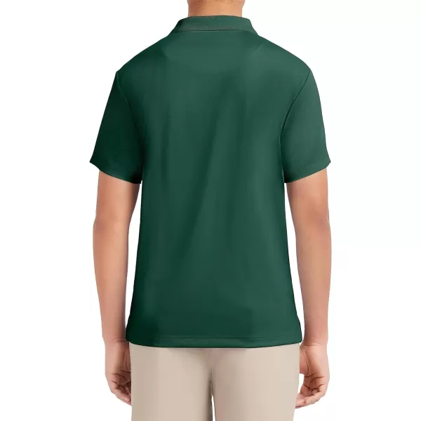 Nautica Young Mens Uniform Short Sleeve Performance PoloHunter