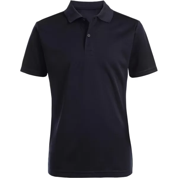 Nautica Young Mens Uniform Short Sleeve Performance PoloNavy