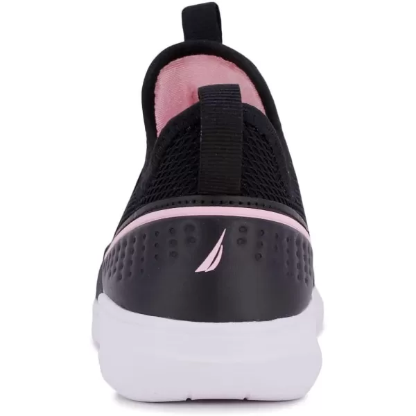 Nautica Youth Girls SlipOn Athletic Sneakers  Stylish Running and Tennis Shoes for Little and Big KidsAloiseblack Peony