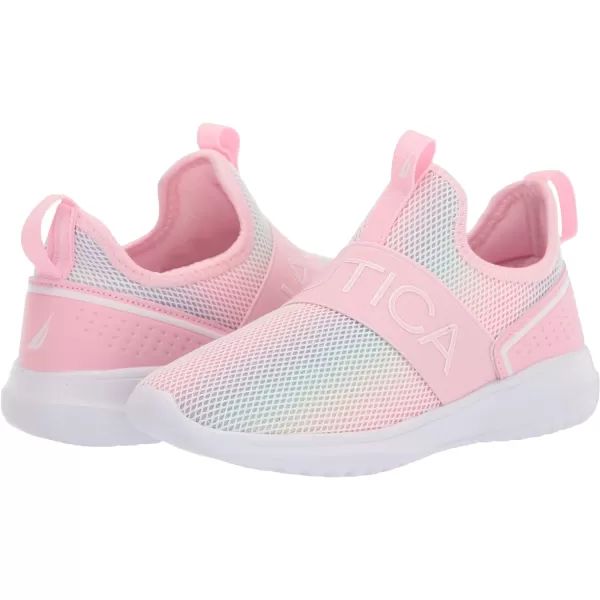 Nautica Youth Girls SlipOn Athletic Sneakers  Stylish Running and Tennis Shoes for Little and Big KidsAloisemulti Pink