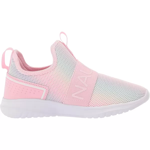 Nautica Youth Girls SlipOn Athletic Sneakers  Stylish Running and Tennis Shoes for Little and Big KidsAloisemulti Pink