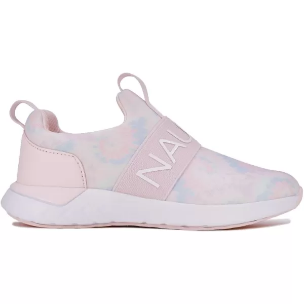 Nautica Youth Girls SlipOn Athletic Sneakers  Stylish Running and Tennis Shoes for Little and Big KidsPale Tie Dye